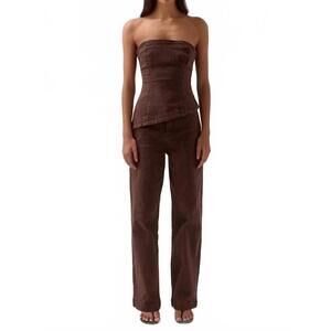 NEW SOVERE zyra jeans in raisin